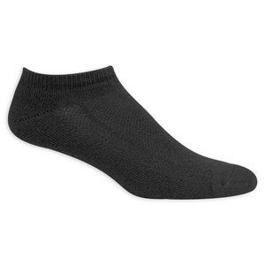 Men's breathable no-show cotton socks. Pack of 6.
